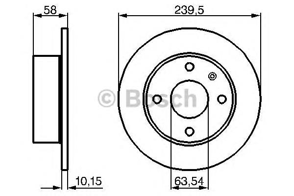 Compre 6137291 Ford Disco do freio dianteiro