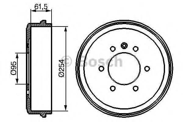 91118872 Opel Tambor do freio traseiro