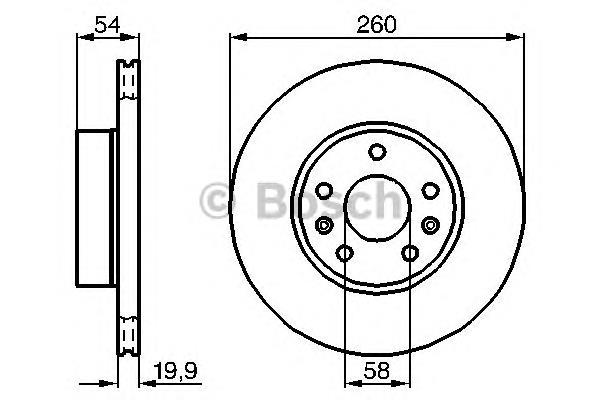 Compre 09416510 Brembo Disco do freio dianteiro