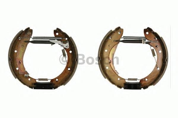 Sapatas do freio traseiras de tambor, montadas com cilindros, kit GSK1223 TRW