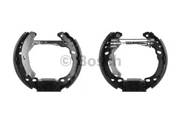 Compre K23065 Brembo Sapatas do freio traseiras de tambor, montadas com cilindros, kit