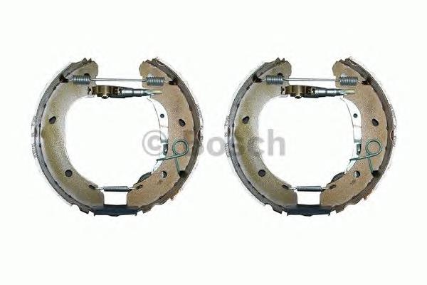 Compre BSK208600 Open Parts Sapatas do freio traseiras de tambor
