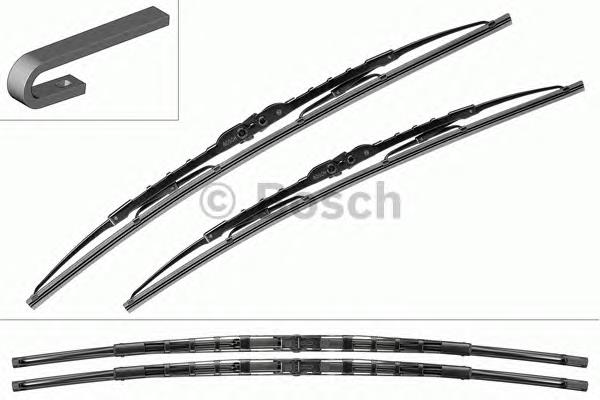 Compre 704 Bosch Limpa-pára-brisas do pára-brisas, kit de 2 un.