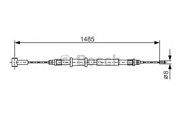 Cabo traseiro direito/esquerdo do freio de estacionamento Peugeot/Citroen 1612040180 preço, a partir de 18,78 USD