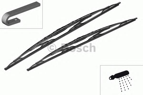 Limpa-pára-brisas do pára-brisas, kit de 2 un. Mercedes A0018204345