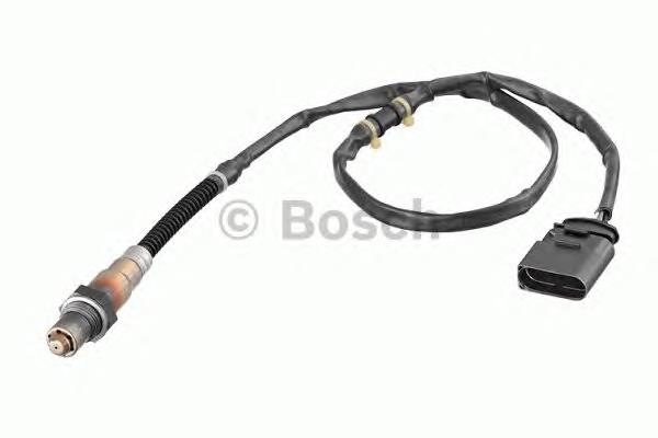 Sonda lambda, sensor direito de oxigênio depois de catalisador 0258006586 Bosch