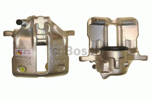 Suporte do freio dianteiro direito 357615124BX VAG