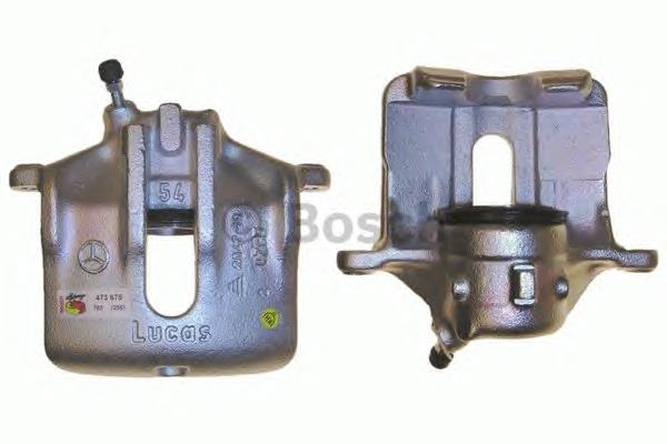 Suporte do freio dianteiro esquerdo A0004205583 Mercedes