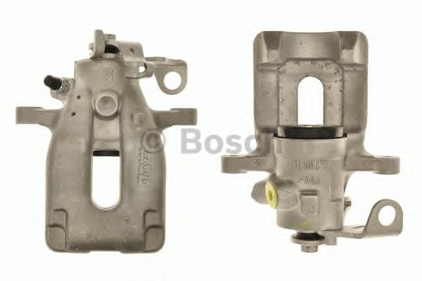 0986473421 Bosch Suporte do freio traseiro esquerdo