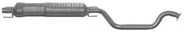 Silenciador, parte central Opel 5852114