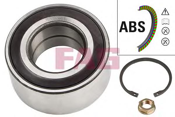 1615658780 Peugeot/Citroen Rolamento de cubo dianteiro