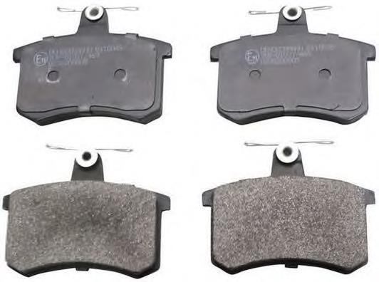 Compre 4A0698451 VAG Sapatas do freio traseiras de disco