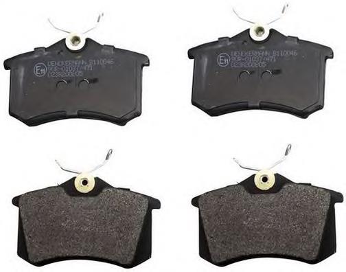 Compre 1H0698451G VAG Sapatas do freio traseiras de disco