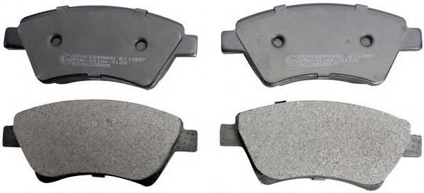 Sapatas do freio dianteiras de disco 8660004603 Renault (RVI)