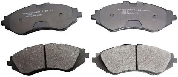 Sapatas do freio dianteiras de disco FD6815A Necto