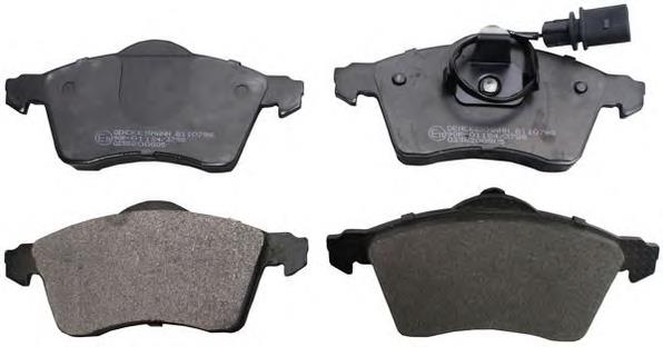 Compre 7D0698151F VAG Sapatas do freio dianteiras de disco