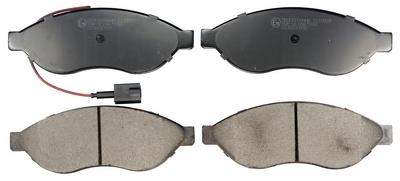 Sapatas do freio dianteiras de disco Peugeot/Citroen 1647864080 preço, a partir de 46,36 USD