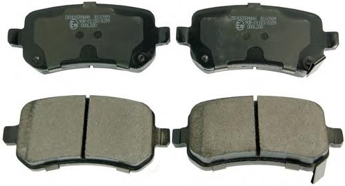 68192439AA Chrysler Sapatas do freio traseiras de disco