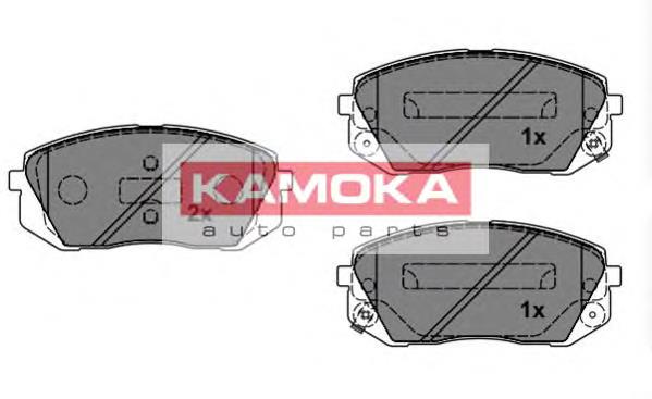 Sapatas do freio dianteiras de disco 581012MA00 Hyundai/Kia
