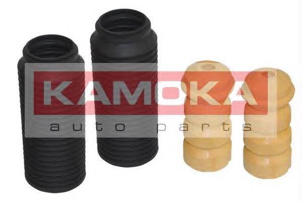 Pára-choque (grade de proteção) de amortecedor traseiro + bota de proteção 13237297 Opel