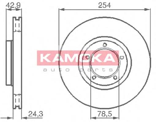 5029815 Ford Disco do freio dianteiro