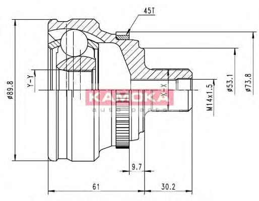 Compre 33238 Febi Junta homocinética externa dianteira