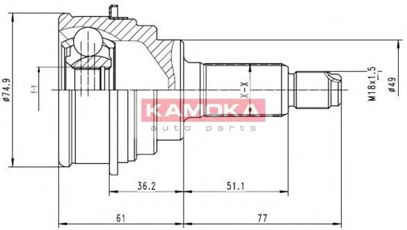 Compre 16267 Mapco Junta homocinética externa dianteira
