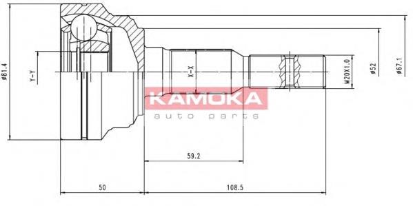 374002 Opel Junta homocinética externa dianteira