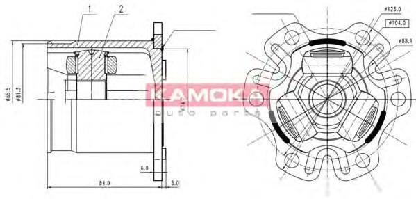 7M3498103 VAG Junta homocinética interna dianteira