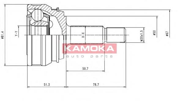 Compre 5J0030 Ridex Junta homocinética externa dianteira