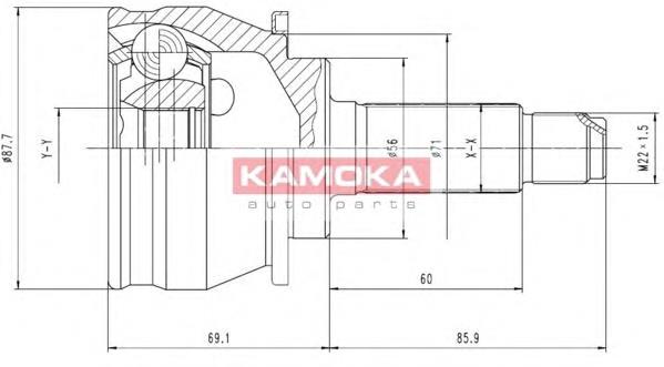 Compre FU008 HDK Junta homocinética externa dianteira