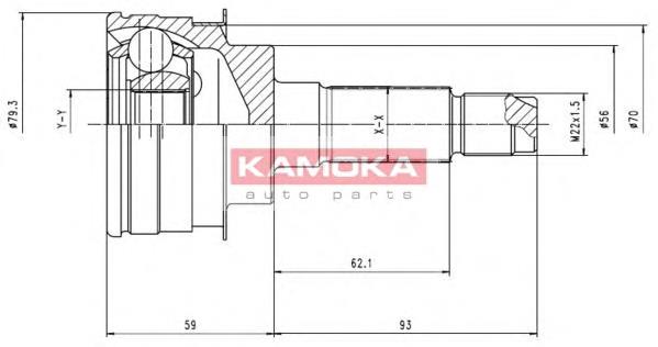 F02422510 Mazda Junta homocinética externa dianteira