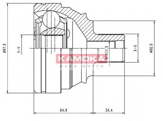 Compre 701498099B VAG Junta homocinética externa dianteira