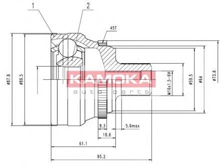 Compre 4A0498099G VAG Junta homocinética externa dianteira