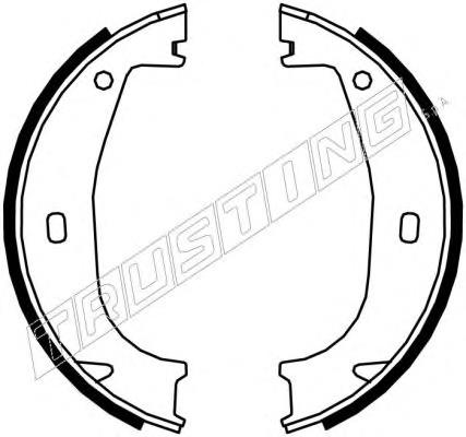 Compre 34416761289 BMW Sapatas do freio de estacionamento