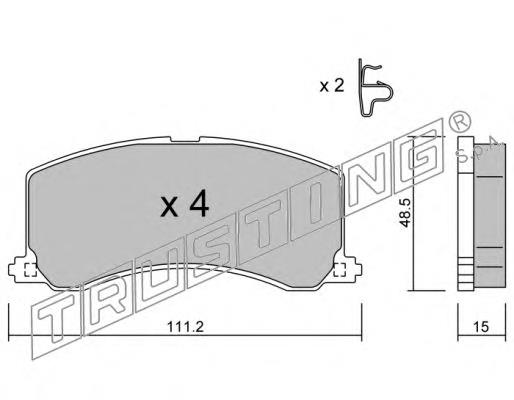 Compre 5580062G60 Suzuki Sapatas do freio dianteiras de disco