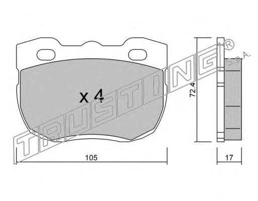 Compre STC8572 Land Rover Sapatas do freio dianteiras de disco