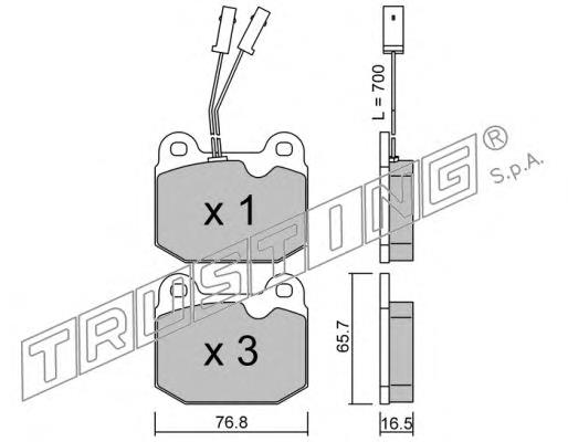 Compre 20983943 General Motors Sapatas do freio dianteiras de disco