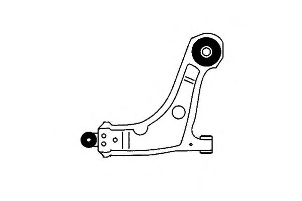 Compre P96535082 General Motors Braço oscilante inferior direito de suspensão dianteira