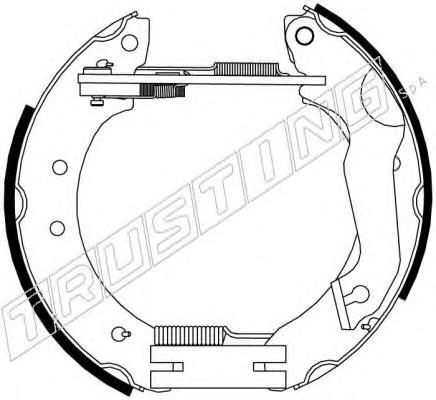 Sapatas do freio dianteiras de disco Isuzu 8971686340