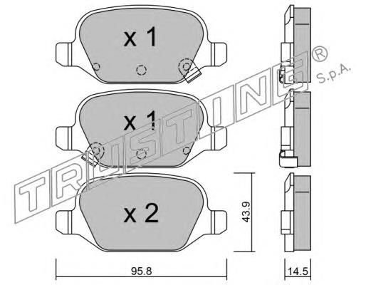 Sapatas do freio traseiras de disco Chrysler 68088919AB preço, a partir de 22,35 USD