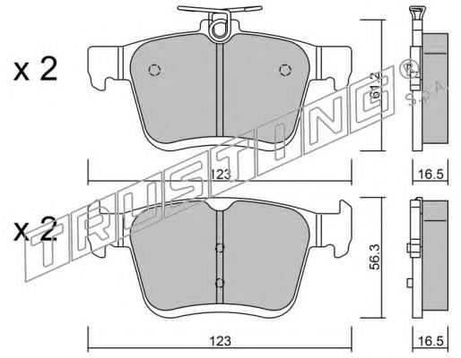 Sapatas do freio traseiras de disco EBC Brakes DP42153R preço, a partir de 29,12 USD