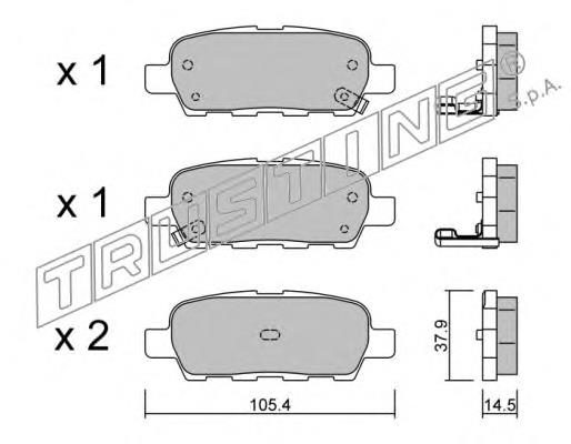 Compre 8660006583 Renault (RVI) Sapatas do freio traseiras de disco