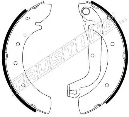 77366018 Fiat/Alfa/Lancia Sapatas do freio dianteiras de disco