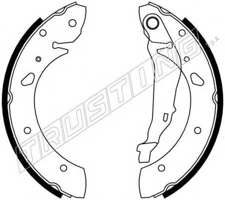 1612433680 Peugeot/Citroen Sapatas do freio dianteiras de disco