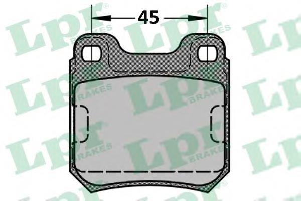 Compre 05P334 LPR Sapatas do freio traseiras de disco