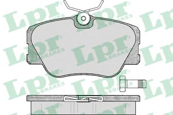 Sapatas do freio dianteiras de disco LPR 05P280 preço, a partir de 22,43 USD