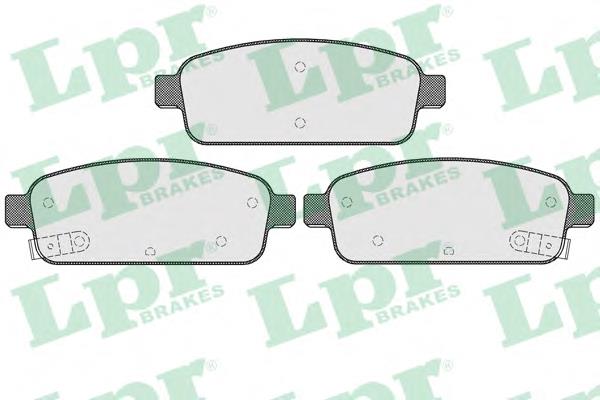 Compre 05P1575 LPR Sapatas do freio traseiras de disco