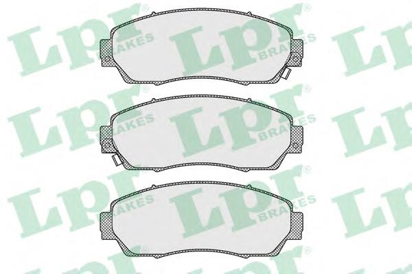 Compre 05P1634 LPR Sapatas do freio dianteiras de disco