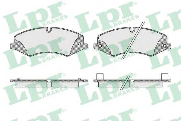 Compre LR161940 Land Rover Sapatas do freio dianteiras de disco